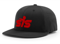 Kelly's Ultimate Sports Smash It Sports CA I8503 Performance Hat - Black/Red