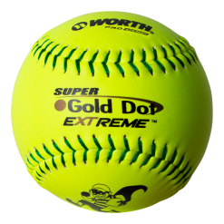 Kelly's Ultimate Sports Worth Super Gold Dot Extreme 44/400 ISA 12" Slowpitch Softballs - IS44CY