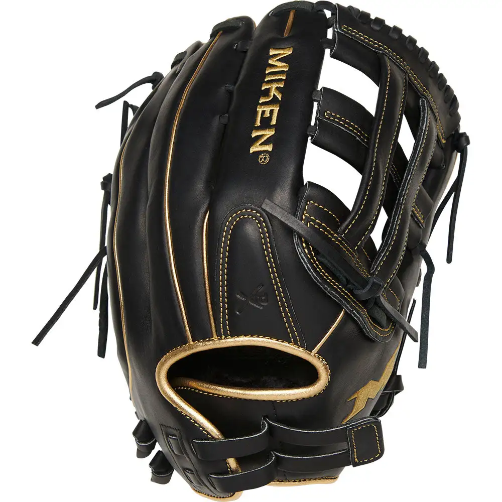 Kelly's Ultimate Sports Miken Black Gold PRO Series 13" Slowpitch Fielding Glove - PRO130-BG - Image 3