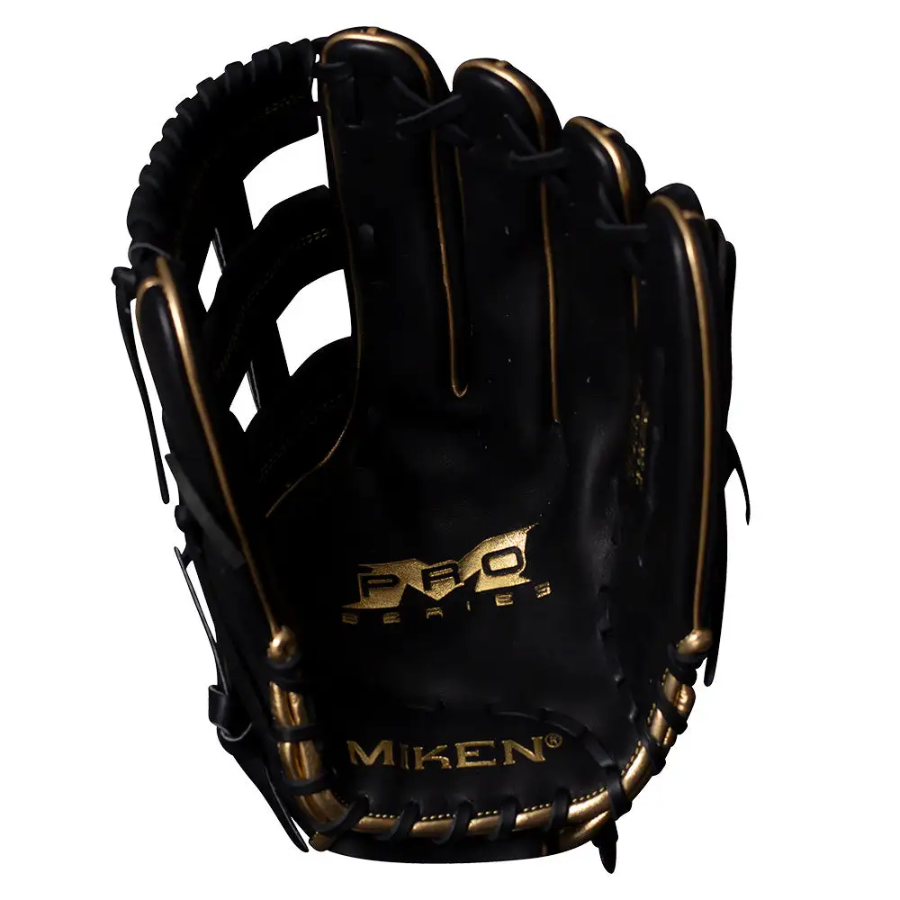 Kelly's Ultimate Sports Miken Black Gold PRO Series 13" Slowpitch Fielding Glove - PRO130-BG - Image 2