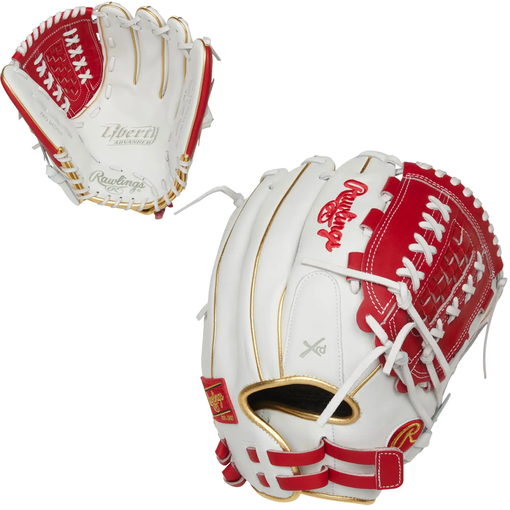 Kelly's Ultimate Sports Rawlings Liberty Advanced Color Series 12.5" Fielding Glove RLA125-18S