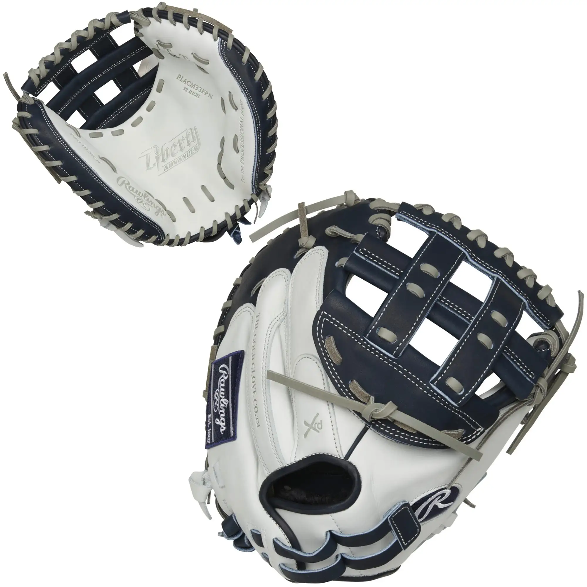 Kelly's Ultimate Sports Rawlings Liberty Advanced Color Series 33" Catchers Fielding Glove RLACM33FPN-3/0