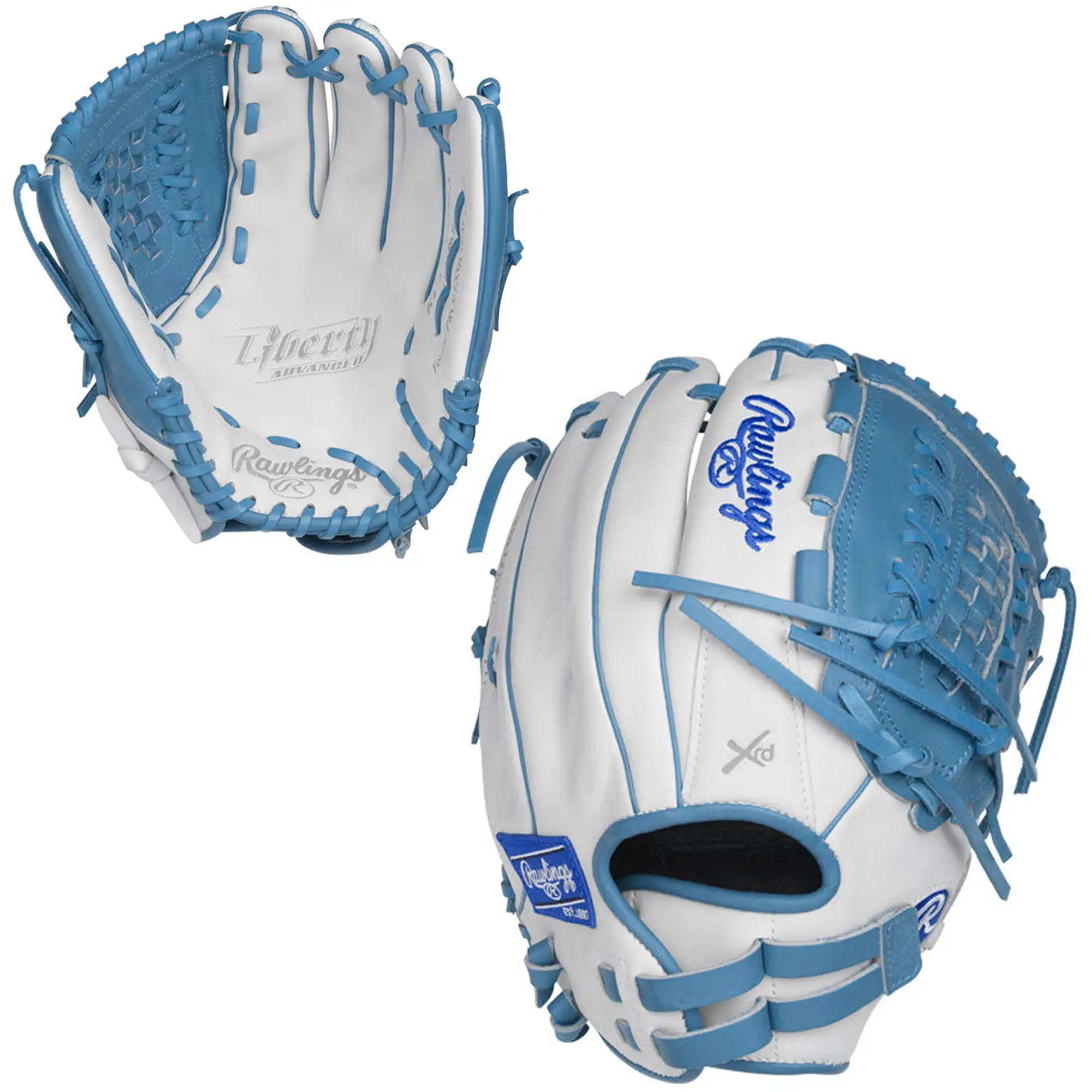 Kelly's Ultimate Sports Rawlings Liberty Color Series 12.5" Outfield Fastpitch Glove RLA125-18WCB