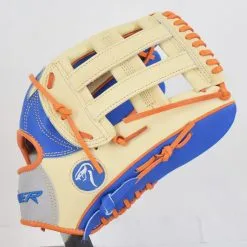 Kelly's Ultimate Sports Viper Japanese Kip Leather Slowpitch Softball Fielding Glove Royal/Tan/Orange/Grey