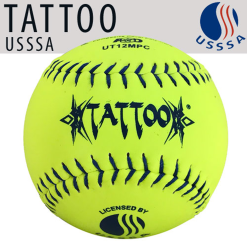 Kelly's Ultimate Sports AD Starr Tattoo Classic M 40/325 USSSA 12" Composite Slowpitch Softballs - UT12MPC