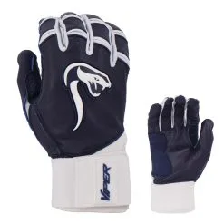Kelly's Ultimate Sports Viper Grindstone Long Cuff Batting Glove - Navy/White