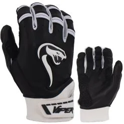 Kelly's Ultimate Sports Viper Grindstone Short Cuff Batting Glove - Black/White