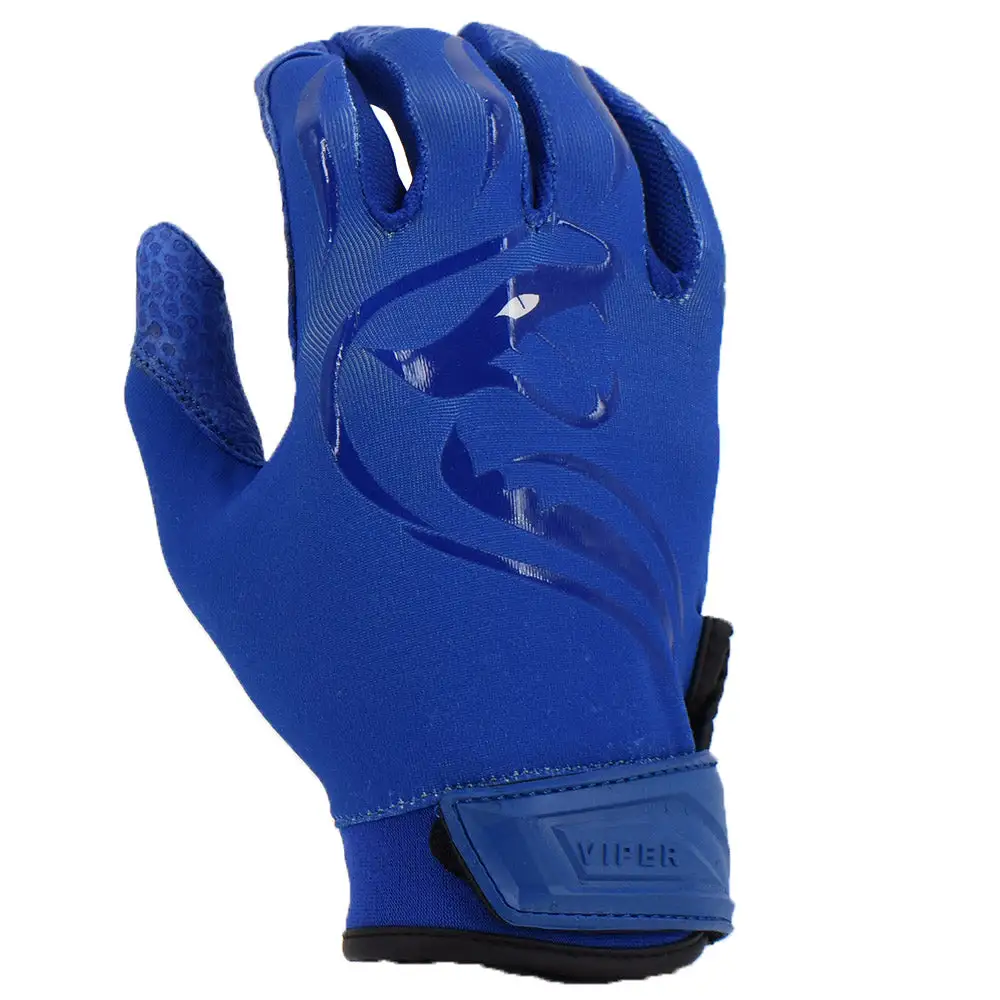 Kelly's Ultimate Sports Viper Lite Premium Batting Gloves Leather Palm - Royal Blue