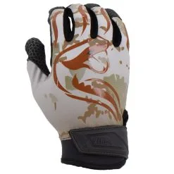 Kelly's Ultimate Sports Viper Lite Premium Batting Gloves Leather Palm - Desert Camo