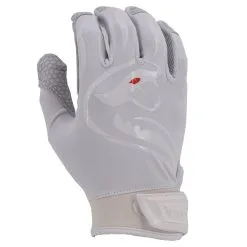 Kelly's Ultimate Sports Viper Lite Premium Batting Gloves Leather Palm - White Out
