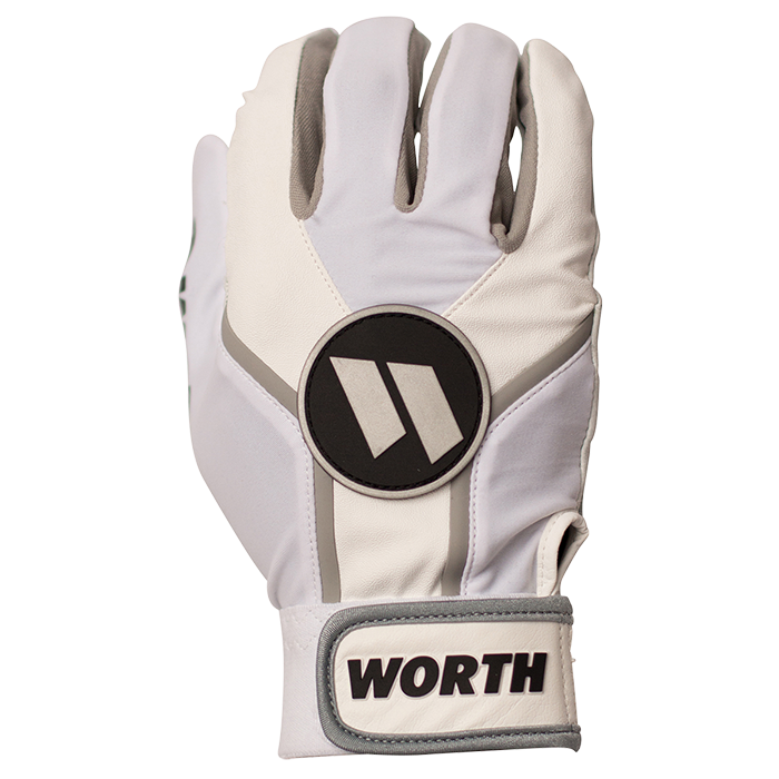 Kelly's Ultimate Sports Worth Team Batting Gloves (White)