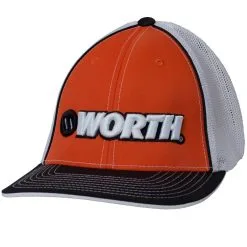 Kelly's Ultimate Sports Worth Trucker Mesh Hat (Orange) WTRUCK-ORG