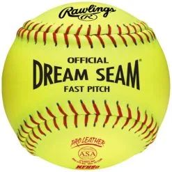 Kelly's Ultimate Sports Rawlings 12" ASA-NFHS Dream Seam Fastpitch Softballs C12RYLAH