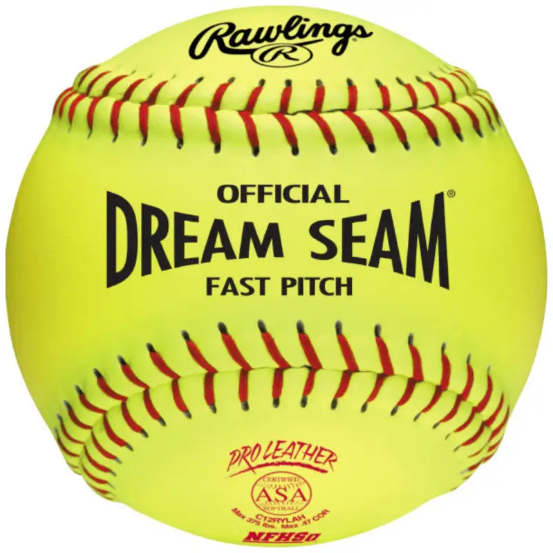 Kelly's Ultimate Sports Rawlings 12" ASA-NFHS Dream Seam Fastpitch Softballs C12RYLAH