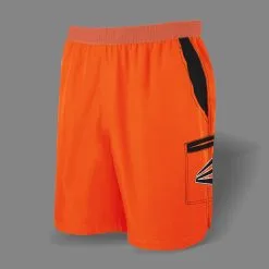 Kelly's Ultimate Sports Easton Microfiber Shorts (Orange/Black)