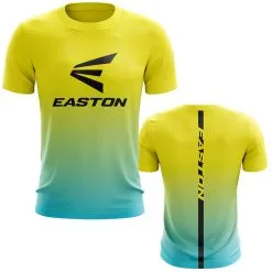 Kelly's Ultimate Sports Easton Short Sleeve Shirt - Fade (Teal/Yellow)