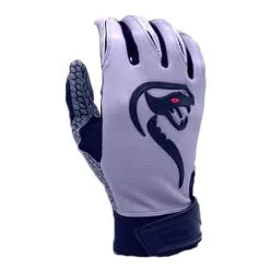 Kelly's Ultimate Sports Viper Hex-Grip Palm Premium Batting Gloves-Grey/Black Viper