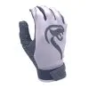 Kelly's Ultimate Sports Viper Hex-Grip Palm Premium Batting Gloves-White/Grey Viper