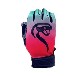 Kelly's Ultimate Sports Viper Hex-Grip Palm Premium Batting Gloves-Watermelon-Green To Pink Fade