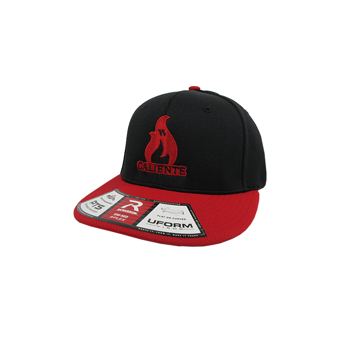 Kelly's Ultimate Sports Worth Caliente Hat By Richardson (PTS40) Red/Black/Black/Red