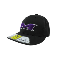 Kelly's Ultimate Sports Miken Hat By Richardson (PTS30) All Black/White/Purple