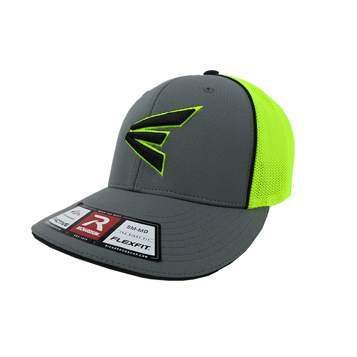 Kelly's Ultimate Sports Easton Hat By Richardson (R165) Charcoal/Volt/Charcoal/Volt/Black