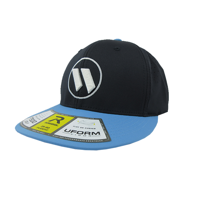 Kelly's Ultimate Sports Worth Hat By Richardson (PTS30) Columbia Blue/Navy/Navy/White