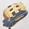 Kelly's Ultimate Sports Viper Japanese Kip Leather Slowpitch Softball Fielding Glove Navy/Tan/Carmel