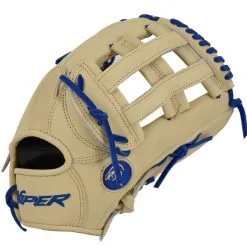 Kelly's Ultimate Sports Viper Japanese Kip Leather Slowpitch Softball Fielding Glove Cream/Royal