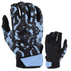 Kelly's Ultimate Sports Viper Lite Premium Batting Gloves Leather Palm - Viper Skin Edition - Carolina/Black