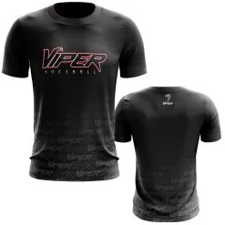 Kelly's Ultimate Sports Viper Sports Short Sleeve Shirt - Fade (Black/Red/Charcoal)