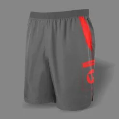 Kelly's Ultimate Sports Worth Microfiber Shorts (Grey/Red)