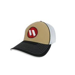 Kelly's Ultimate Sports Worth Hat By Pacific (404M) Black/White/Gold/Blk/Red/Wht
